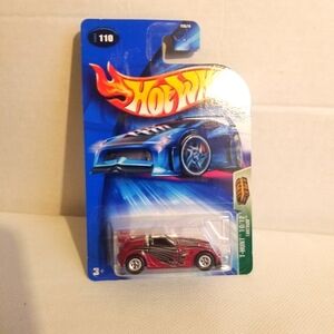 2004 Red&Black Tantrum Convertible Treasure Hunt 1:64 Diecast Hot Wheel Car